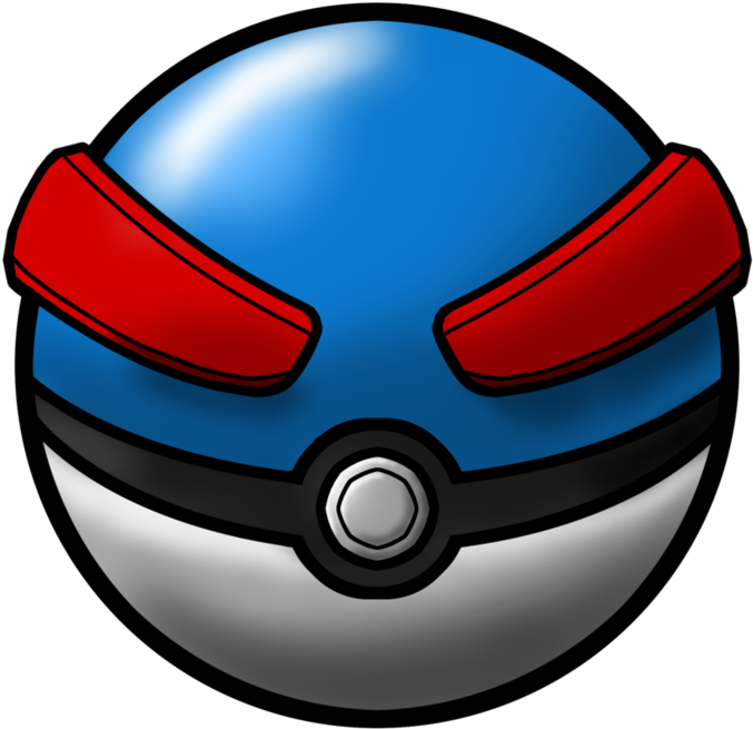 Great Ball Png - Great Ball Pokemon Png (824x970), Png Download