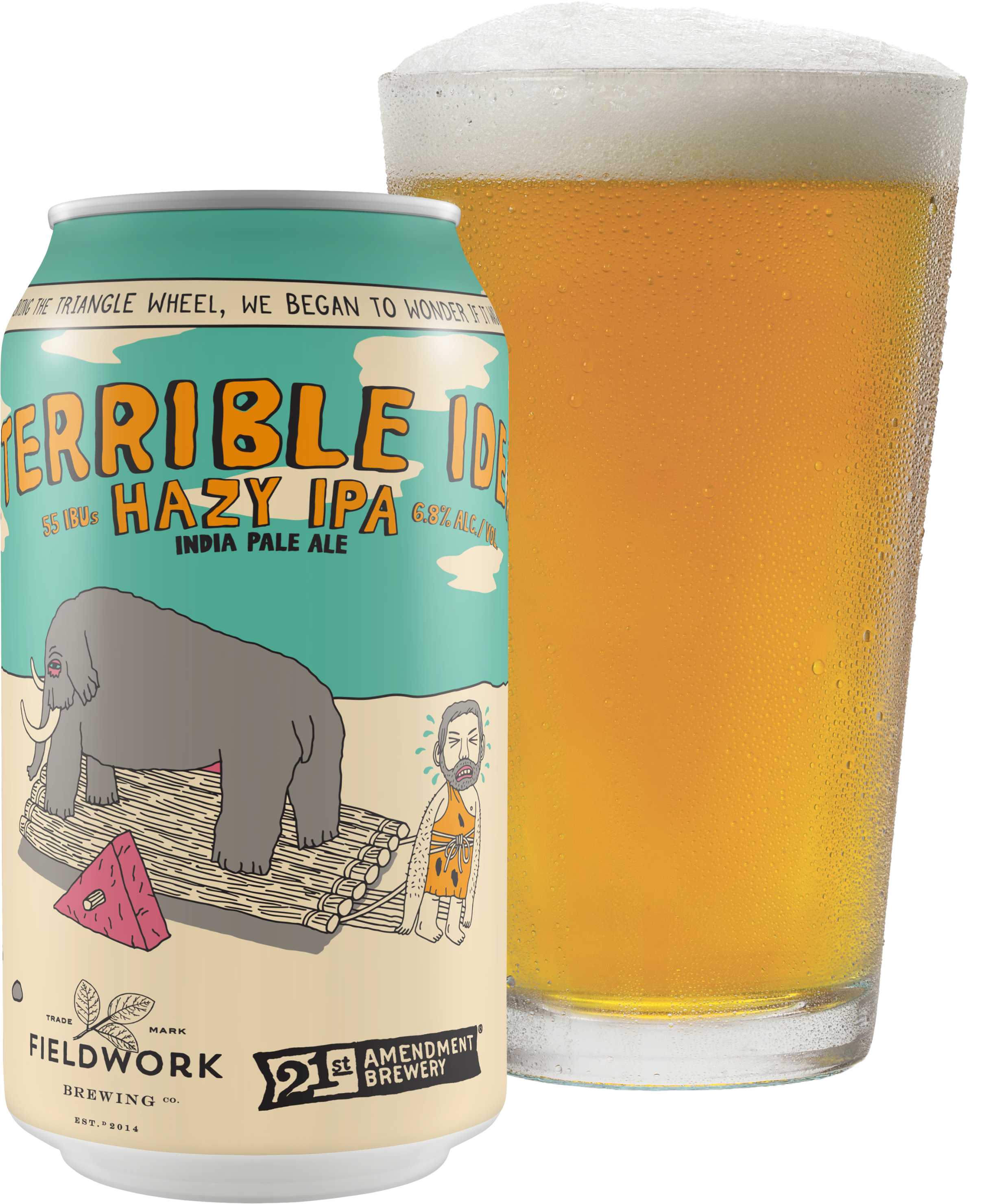 21st Amendment And Fieldwork Brewing Collaborate On (2500x3125), Png Download