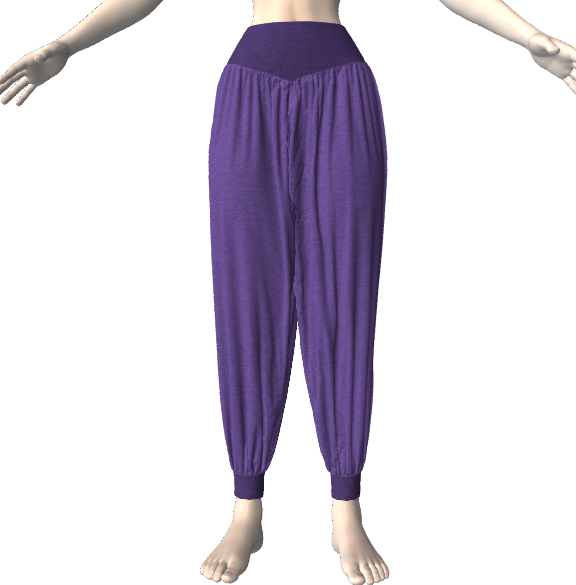 Marvelous Designer Yoga Pants V2 Garment File - Girl (1155x1174), Png Download