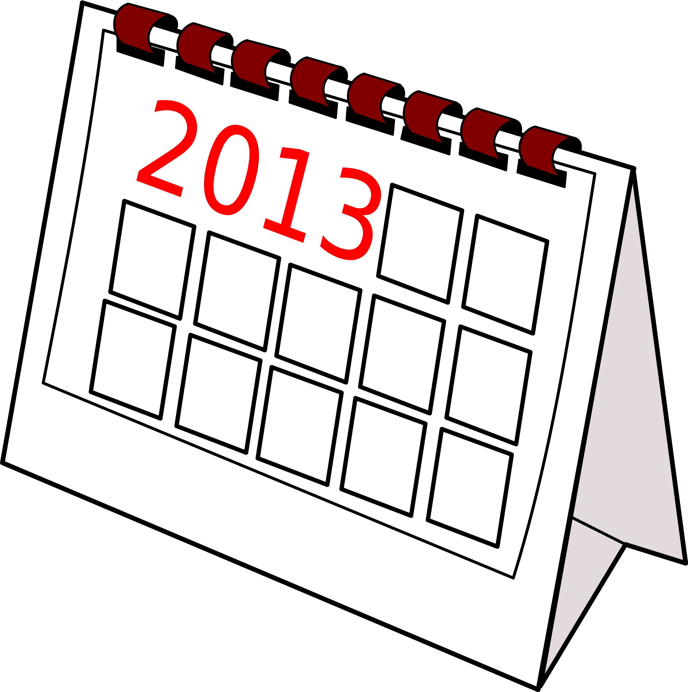 Big Image - Calendar Clip Art (2385x2400), Png Download