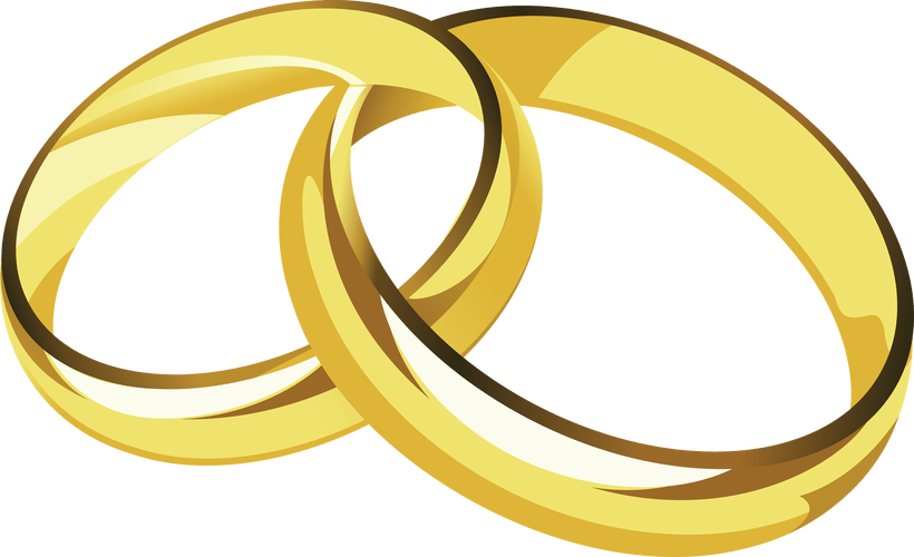 Clipart Library Library Rings Deweddingjpg Com Clipartfest - Rings Vector (820x500), Png Download