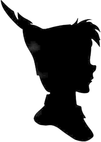 Peter Pan And Wendy - Peter Pan Silhouette (500x500), Png Download