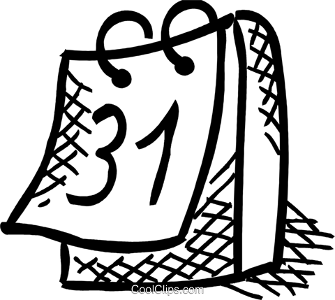 Collection Of Clipart - Calendar Drawing Png (480x429), Png Download