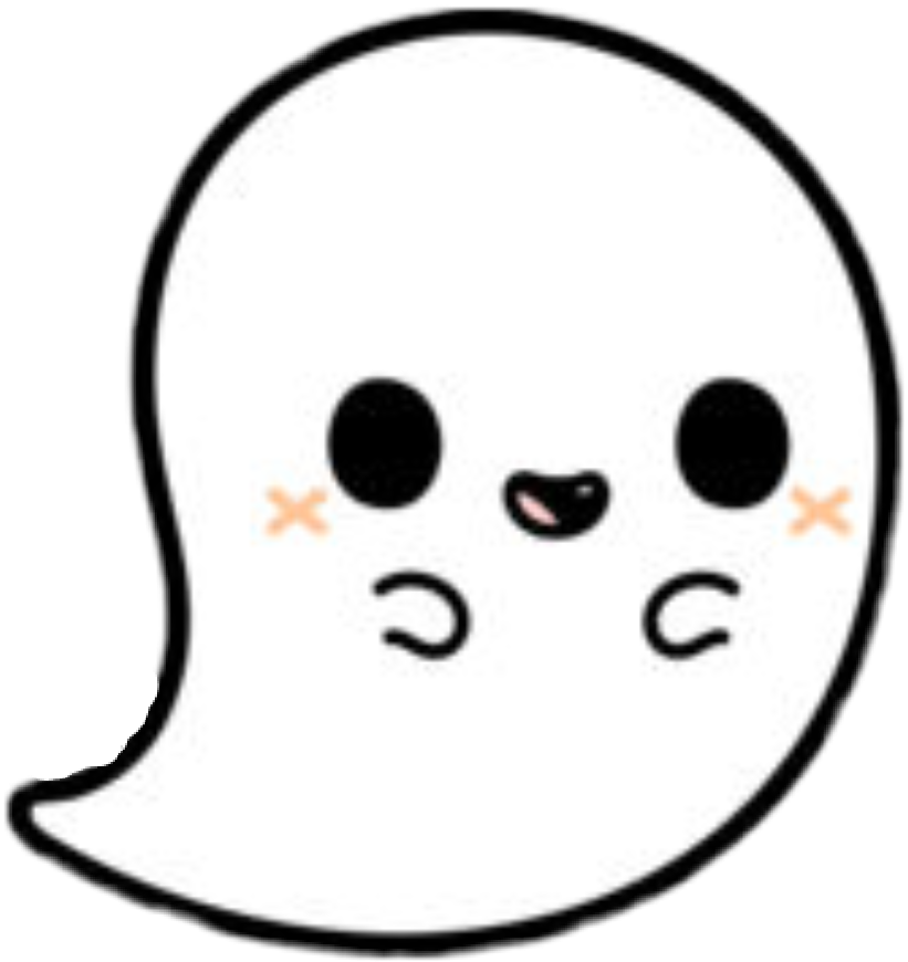 Ghost Cute (821x870), Png Download
