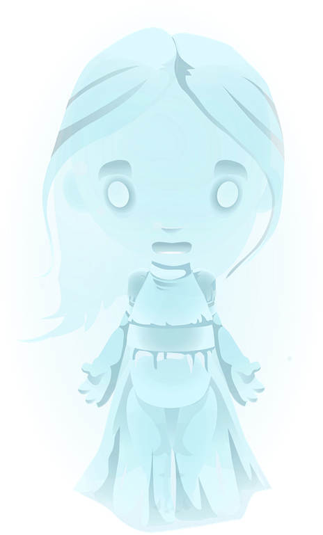 Horror Clipart Cute Halloween Ghost - Funny Halloween Ghost Costume T-shirt (500x824), Png Download