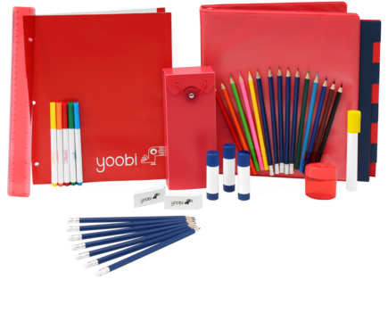 The School Supply Bundle - School Supply Bundle Png (434x398), Png Download