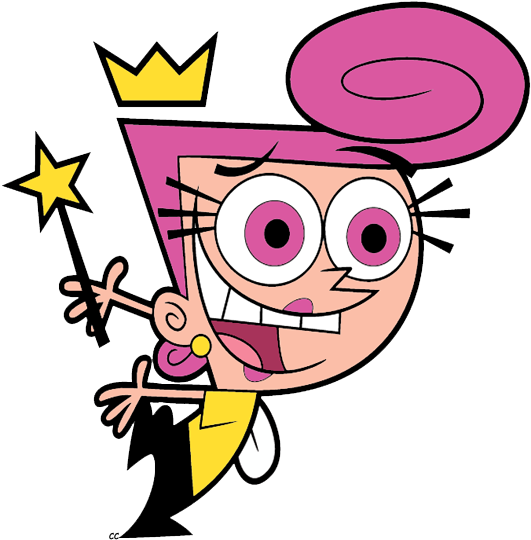They Are Meant Strictly For Non-profit Use - Fairly Odd Parents Wanda For Colouring (532x546), Png Download