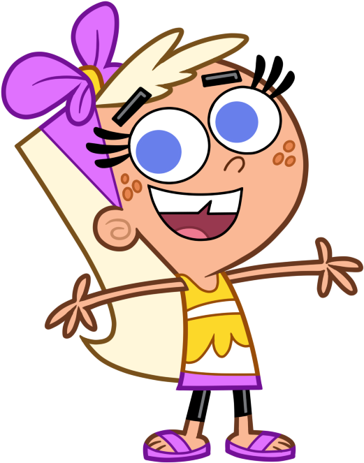 Chloe Carmichael Nickelodeon Fandom Powered By Wikia - Chloe From Fairly Odd Parents (545x717), Png Download