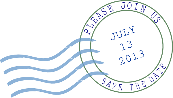 Small - Postmark Png (600x343), Png Download