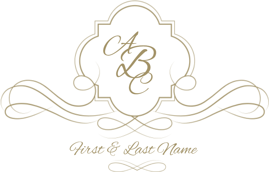 Free Customizable Monogram Frames And Borders Vector - Design (1000x800), Png Download