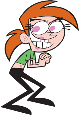 Her Cruel And Threatening Attitude Is The Reason Timmy - Vicky Los Padrinos Magicos (400x400), Png Download
