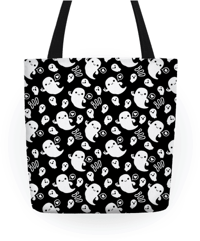 This Ghost Bag Is Perfect For Lovers Of Ghost Hunters, - Cute Ghosts Tote Bag: Funny Tote Bag Tterns, Ghost (484x484), Png Download