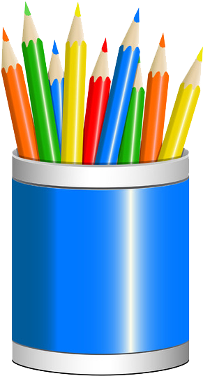 Cartoon Transparent Pencils Png (398x588), Png Download