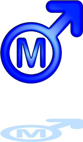 Male Sign - Male (307x505), Png Download