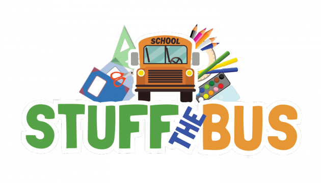 Help School Kids In Need With Our Annual 'stuff The - Stuff A Bus School Supplies (630x360), Png Download