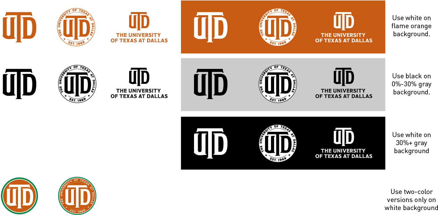 Correct Colors For The Utd Monogram - Monogram Logo (1425x696), Png Download