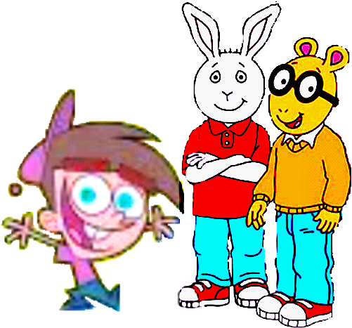 Image Timmy Turner And - Fairly Odd Parents Nickelodeon Wall Paper Border Roll (529x479), Png Download