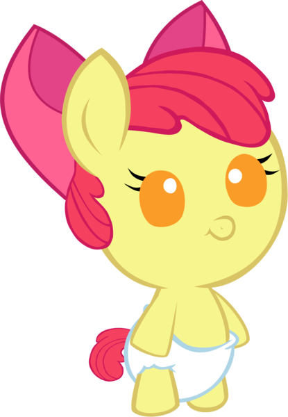 Baby Apple Bloom Stand Up - Baby Apple Bloom (415x600), Png Download