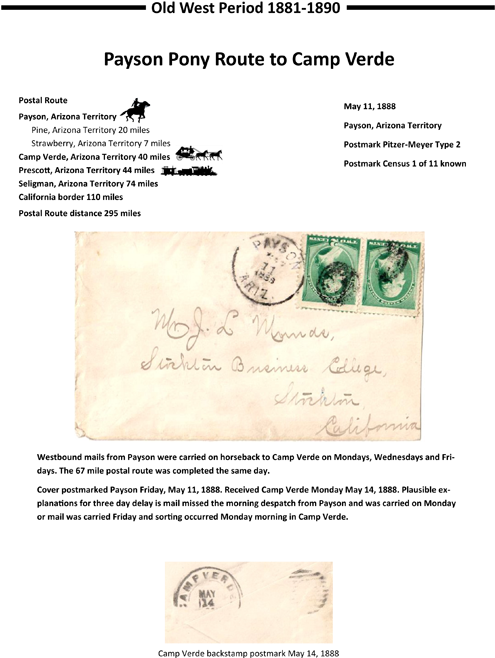 Payson, Arizona Territory, - Arizona (500x669), Png Download