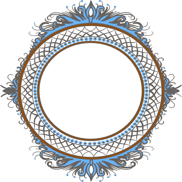 Dolphin Monogram Circular Vinyl Decal - Portable Network Graphics (600x600), Png Download