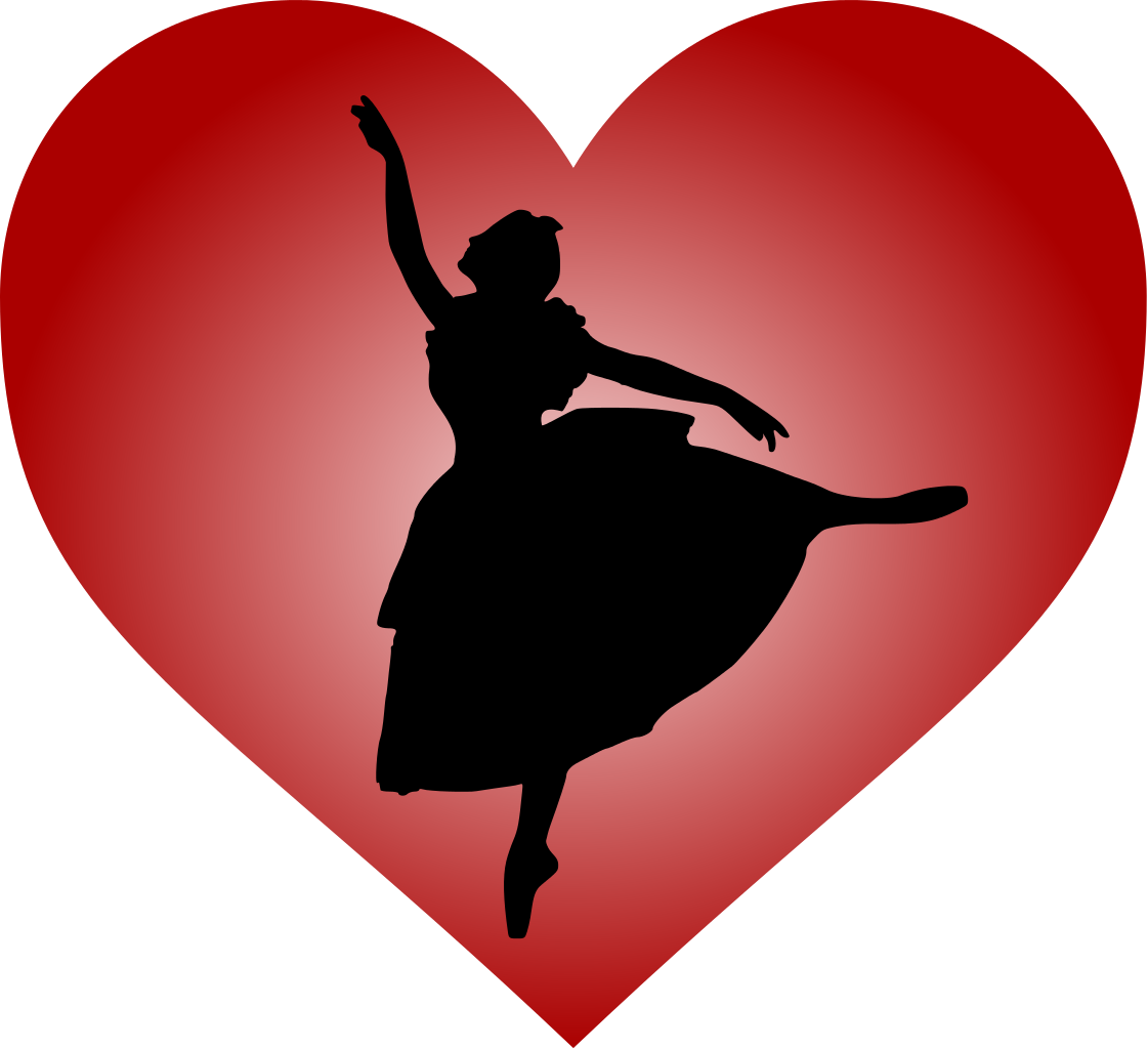 Ballet Dancer Heart - Ballet Dancer (1121x1024), Png Download