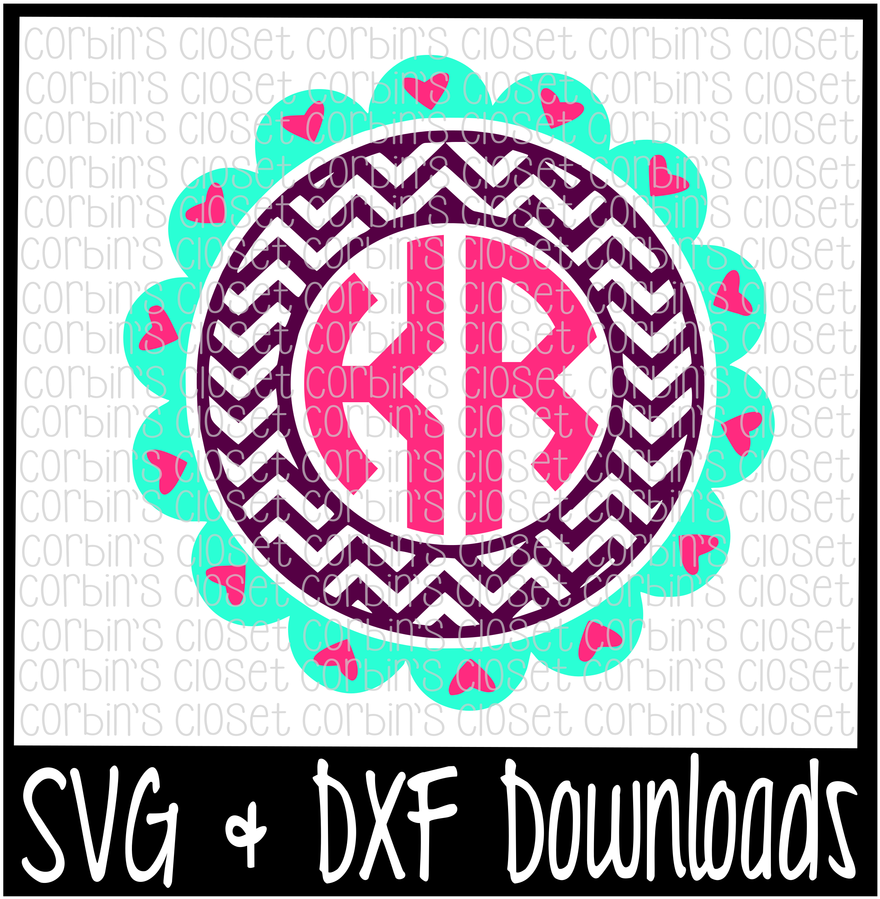 Circle Monogram Svg * Valentine Monogram Svg Cut File - Cinco De Mayo Svg (1400x932), Png Download