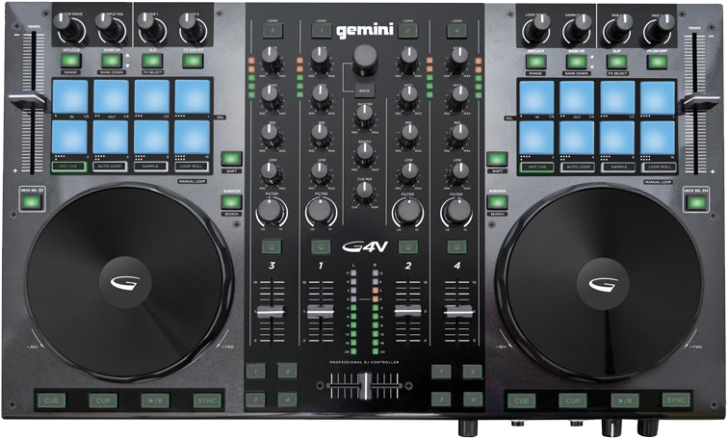 Dj Controller 2 Channel (800x450), Png Download