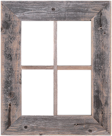 Rustic Decor Old Rustic Barn Window Frame (600x600), Png Download