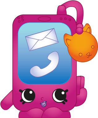 909 Smarty Phone Rarity Exclusive - Shopkin Phone (400x400), Png Download