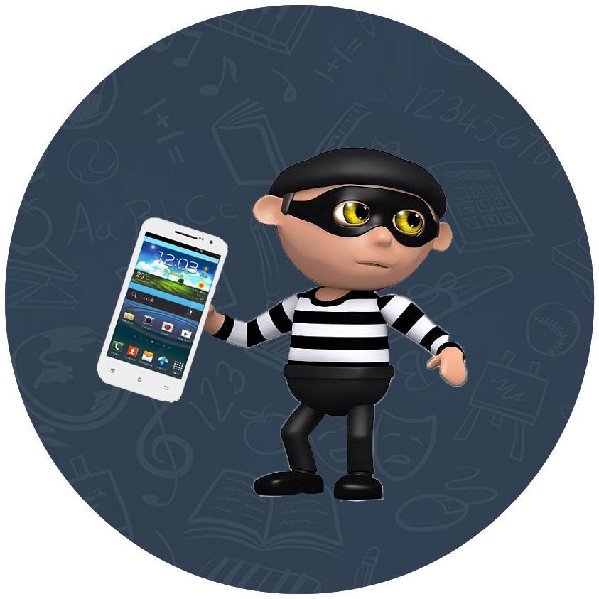 If Your Phone Gets Stolen, You Get Its Value Reimbursed - Cartoon (843x843), Png Download