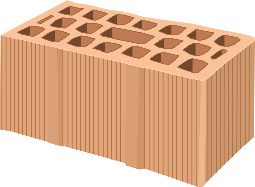 Brick Wall Building Concrete Masonry Unit Construction - Brick Clipart (1023x750), Png Download