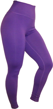 Ladies ''high Waisted'' Leggings - High Waster Puprle Leggings (600x400), Png Download
