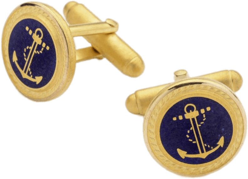 Anchor & Rope Cufflinks - Anchor Cufflink Rope (1000x1000), Png Download