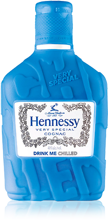 Design & Branding Agency - Hennessy Vs 200ml Chilled Flask (600x469), Png Download