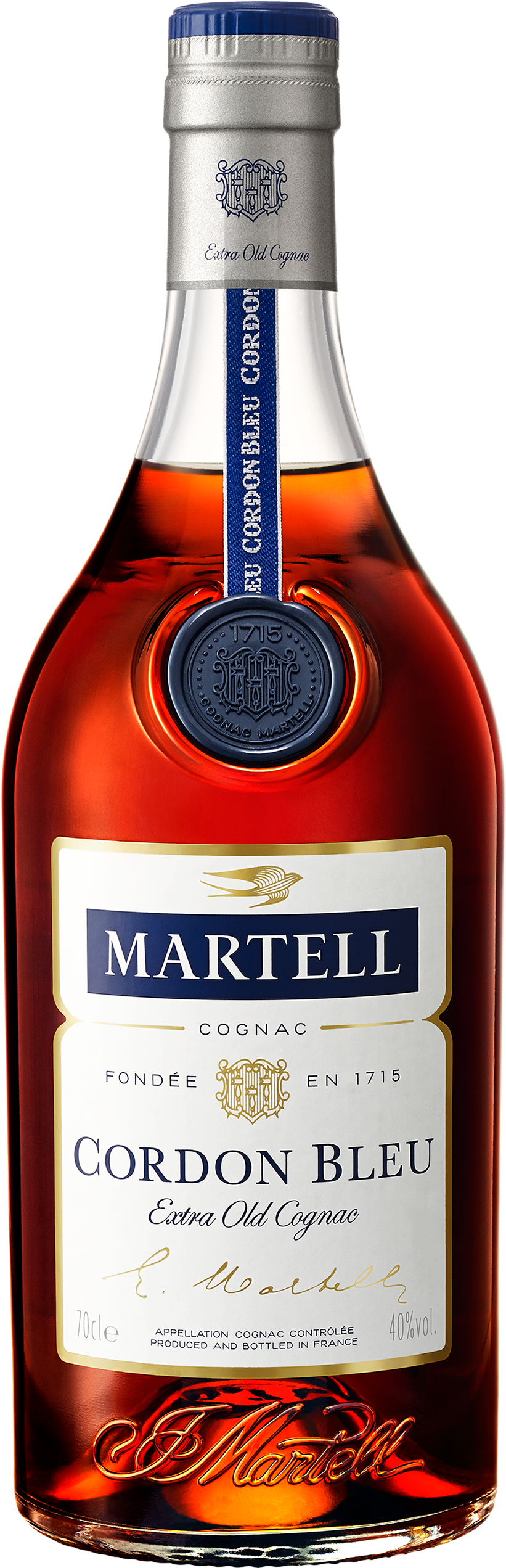 Packshot Martell - Martell Cordon Bleu Cognac (838x2560), Png Download