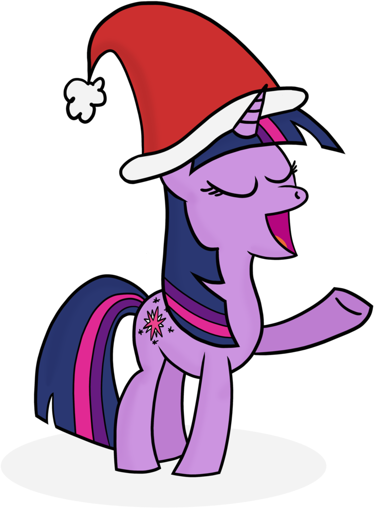 Ronyb, Hat, Safe, Santa Hat, Solo, Twilight Sparkle - Twilight Sparkle (819x1024), Png Download