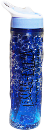 Shattered Freeze Gel Water Bottle - Water (500x500), Png Download