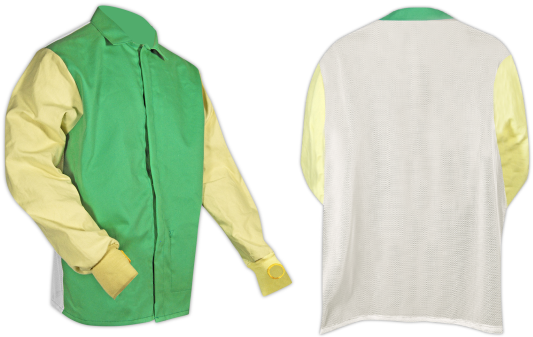 Welding Jacket Combines Flame Resistance With Breathability - Welding (627x418), Png Download