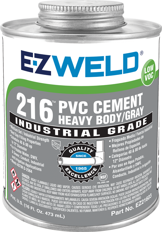 E Z Weld Makes A Broad Range Of High Strength Pvc, - - Cement, Ez Weld, 92204 (540x771), Png Download