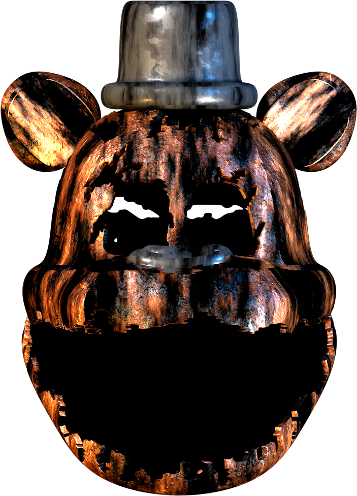 Shattered Freddy - Shattered Freddy Fnaf (1600x1024), Png Download
