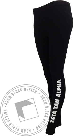 Zeta Tau Alpha Name Leggings - Alpha Delta Pi Pumpkin (464x585), Png Download