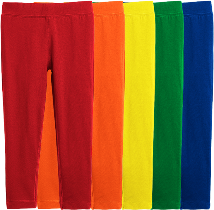 Child Wearing The Legging Set In Kids Size 2 And Color - Child (850x890), Png Download
