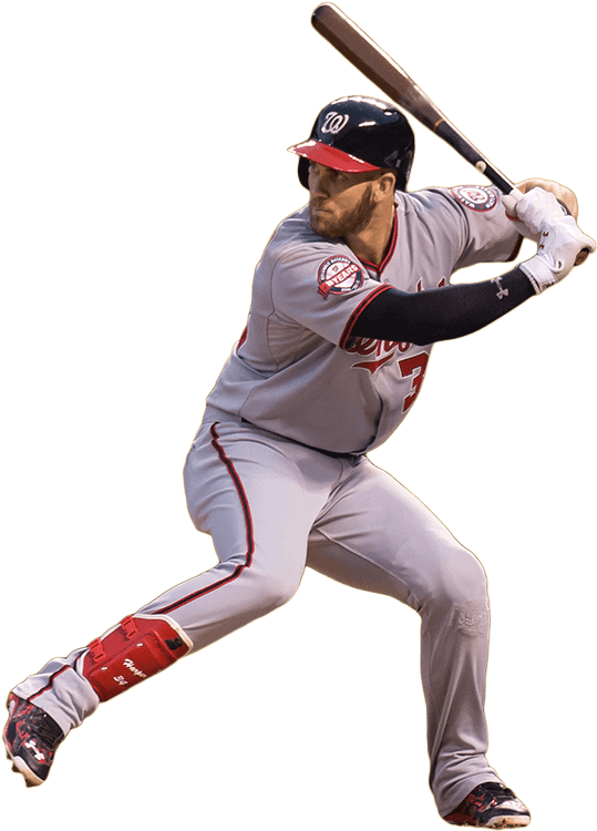 What Pros Wear Bryce Harper Cleats, Bat, Glove, Batting - Bryce Harper Batting Png (750x750), Png Download