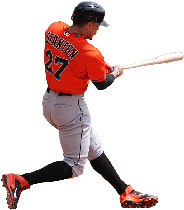 What Pros Wear Giancarlo Stanton - Giancarlo Stanton No Background (591x675), Png Download