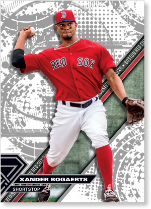 Xander Bogaerts 2017 Topps High Tek Baseball Base Poster - Baseball (500x500), Png Download