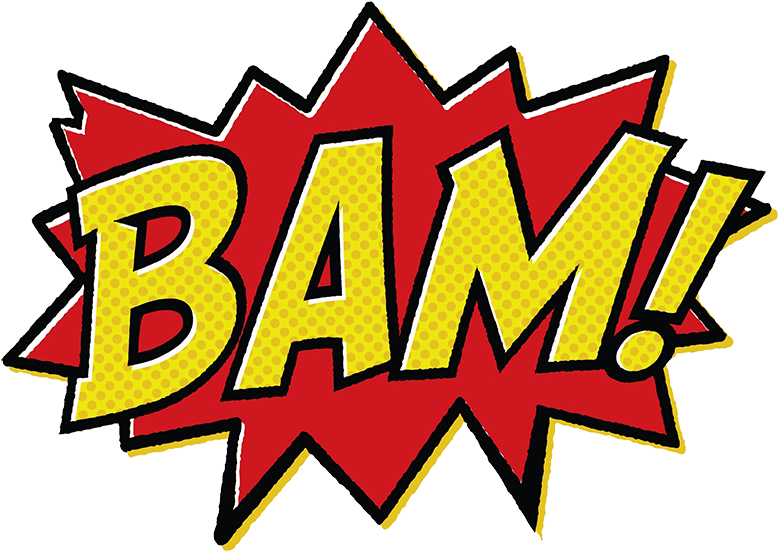 100 Meters Bloggklubben - Pow Onomatopoeia (800x587), Png Download