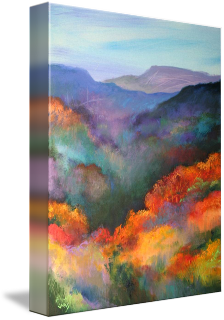 "the Hills Are Alive " By Jonas Gerard - Jonas Gerard Fine Art (454x650), Png Download