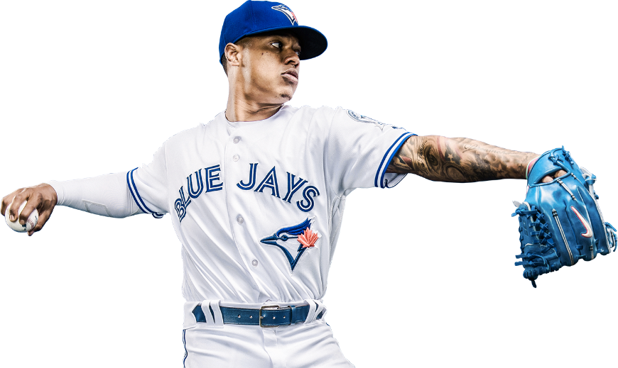Go To Image - Toronto Blue Jays Player Png (870x519), Png Download