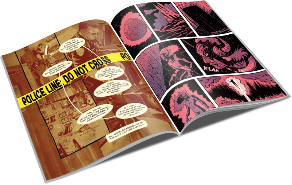 The Haiyan Benefit Anthology Is The Brainchild Of Comic - Open Comic Book Png (950x603), Png Download