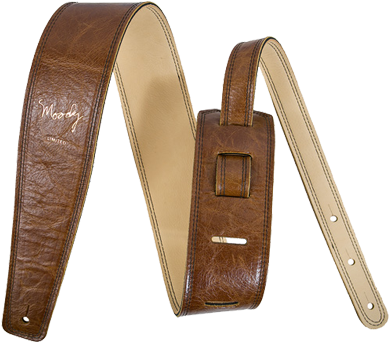 5" Distressed Leather Backed Guitar Strap - Leather Guitar Straps (448x343), Png Download